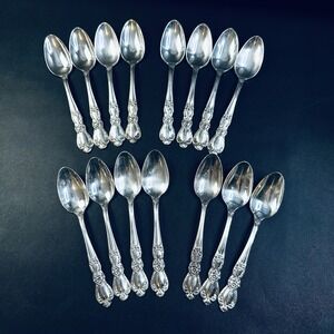 15‎ Rogers HERITAGE TEASPOONS International Silverplate 1953 Flatware Bros SPOON